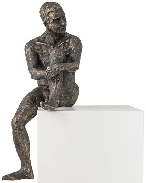 Jacques Vanroose: Skulptur ‚Perspective‘ (ohne Sockel), Bronze
