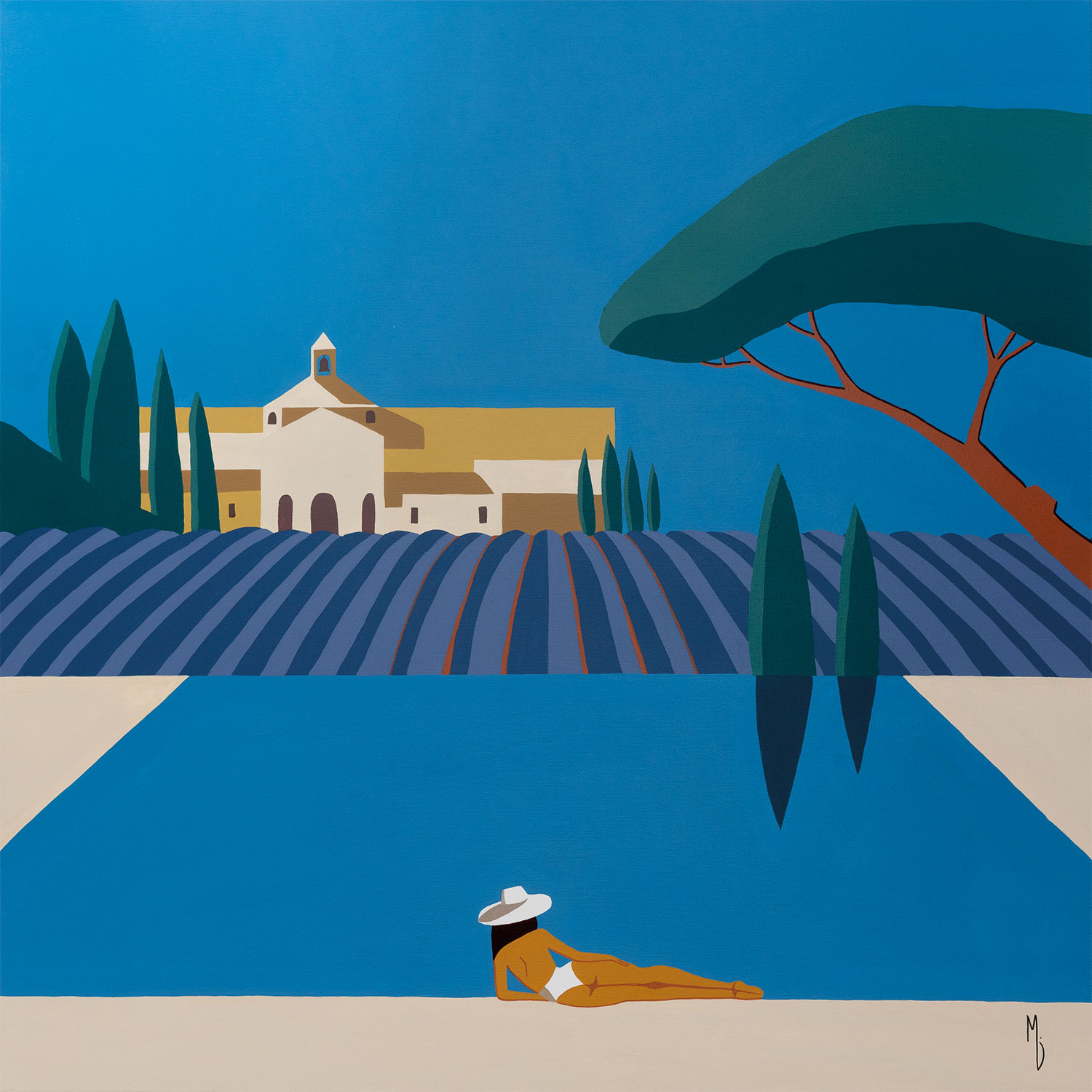 Marie Deforche: Bild ‚Sénanque Abbey, Gordes‘ (2025)