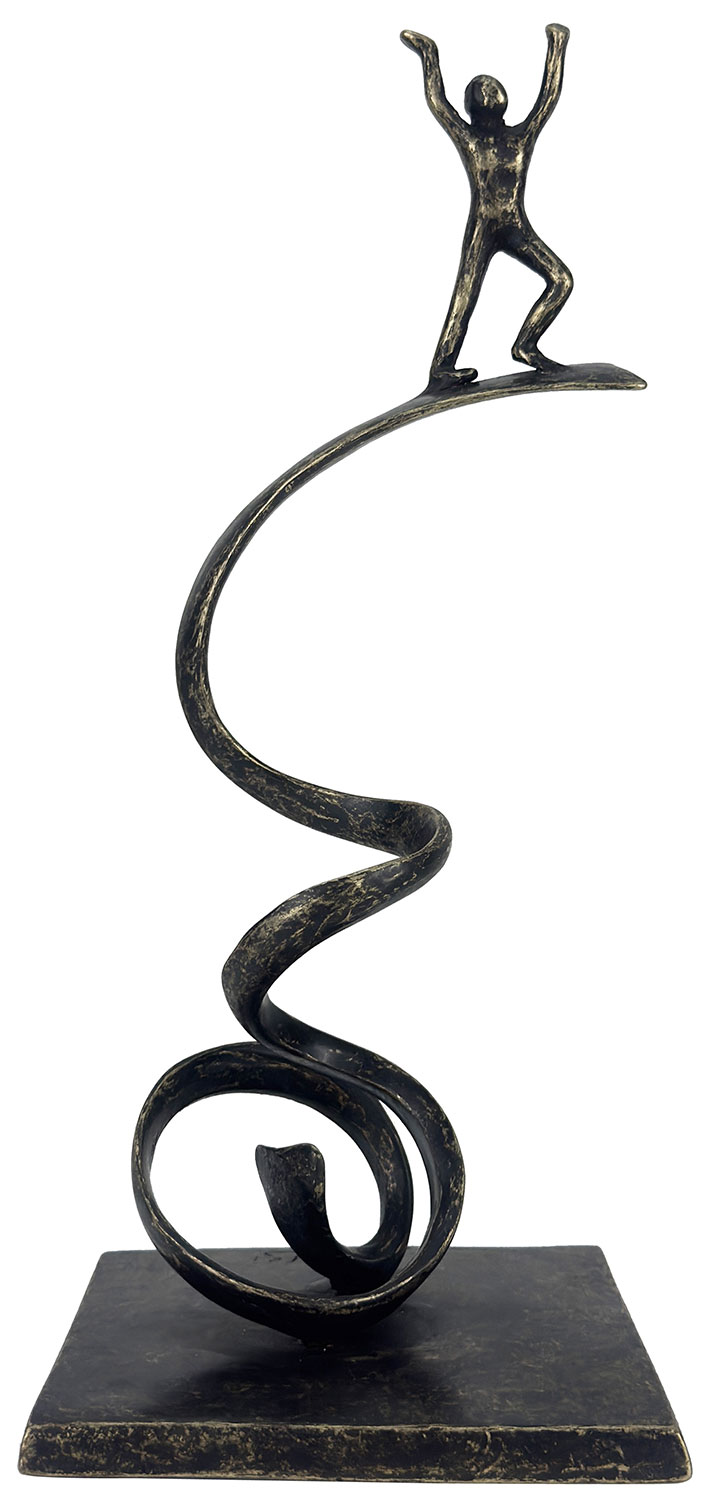 Gartenskulptur ‚Reach for the Sky‘, Bronze