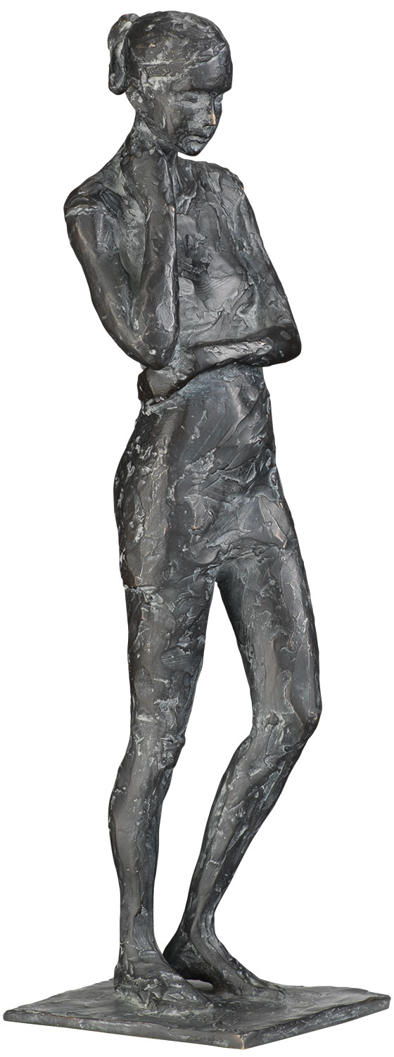 Valerie Otte: Skulptur ‚Besinnung‘, Bronze