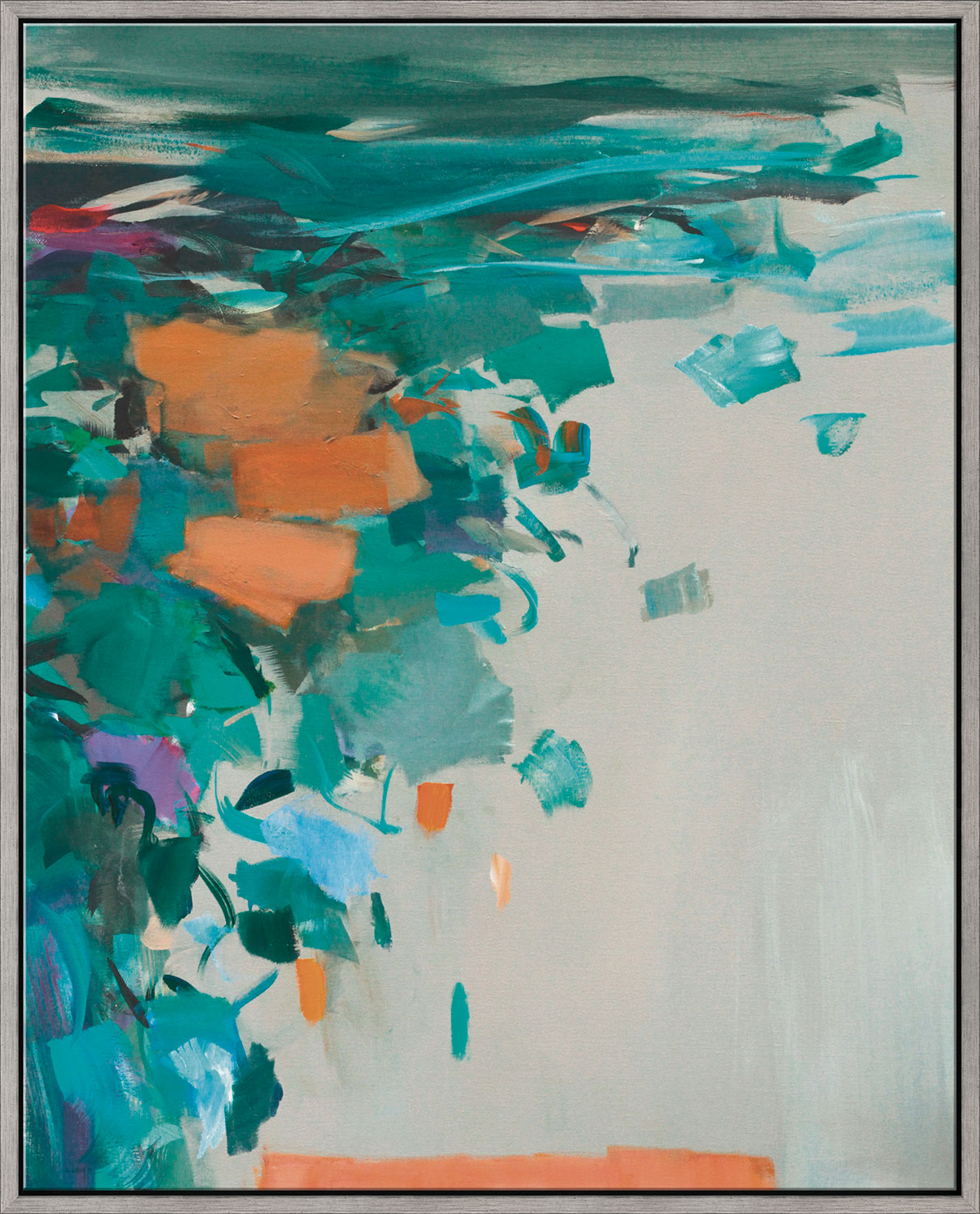Ute Laum: Bild ‚Time Flies‘ (2025) (Original / Unikat), gerahmt