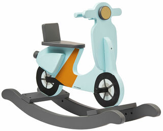 "Rocking Scooter Light Blue" (for children aged 18 months and older) by Kid's Concept