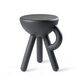 Tavolino "Tubby Stool oceanblack" (per uso interno ed esterno) – progettato da Gerard de Hoop di  Werkwaardig