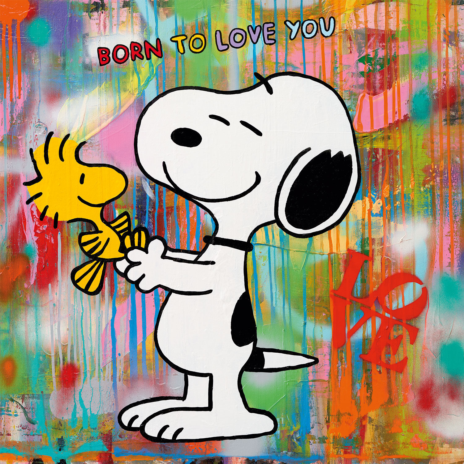 Obraz "BORN TO LOVE YOU" (2026, sériový unikát) od Michael Pfannschmidt