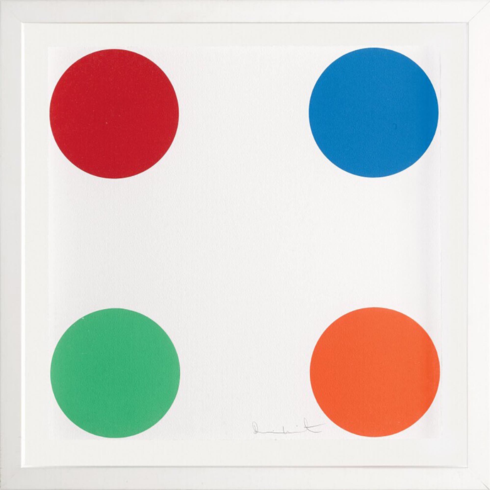Tableau intitulé « Fenbufen » (2012) de Damien Hirst