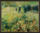 Obraz "Žena se slunečníkem v zahradě" (1875), rámováno od Auguste Renoir
