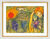 Bild "Die Liebenden von Vence (Les Amoureux de Vence)" (1957), Version weiß-goldfarben gerahmt