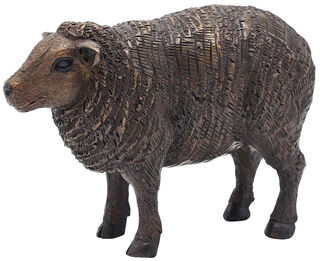 Tuinbeeld "Schapen, staand", brons