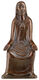 Skulptur "Teaching Christ", bronzereduktion af Ernst Barlach