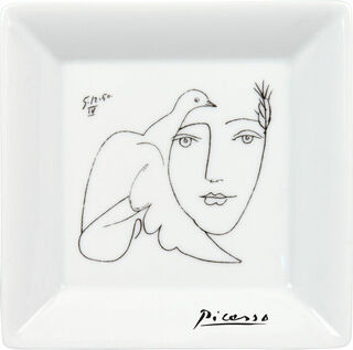 Porcelain bowl "Le Visage" by Pablo Picasso