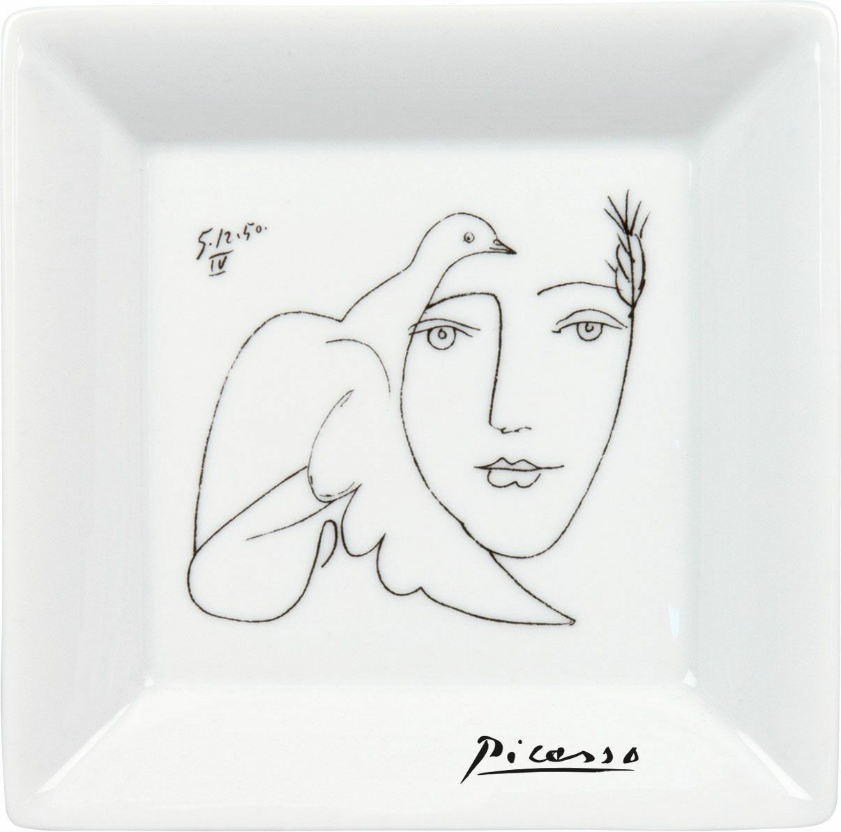 Porzellanschale "Le Visage" von Pablo Picasso