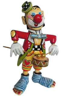 Skulptur "Clown Arturo", Kunstguss von Tom's Drag