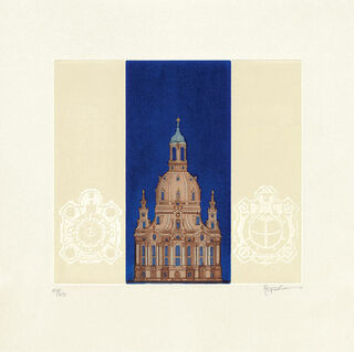 Billede "Frauenkirche", uindrammet von Joseph Robers
