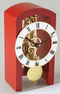 Table clock "Modern Ben", red version