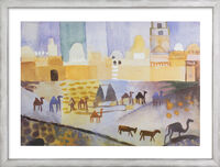 Quadro "Kairouan I" (1914), incorniciato