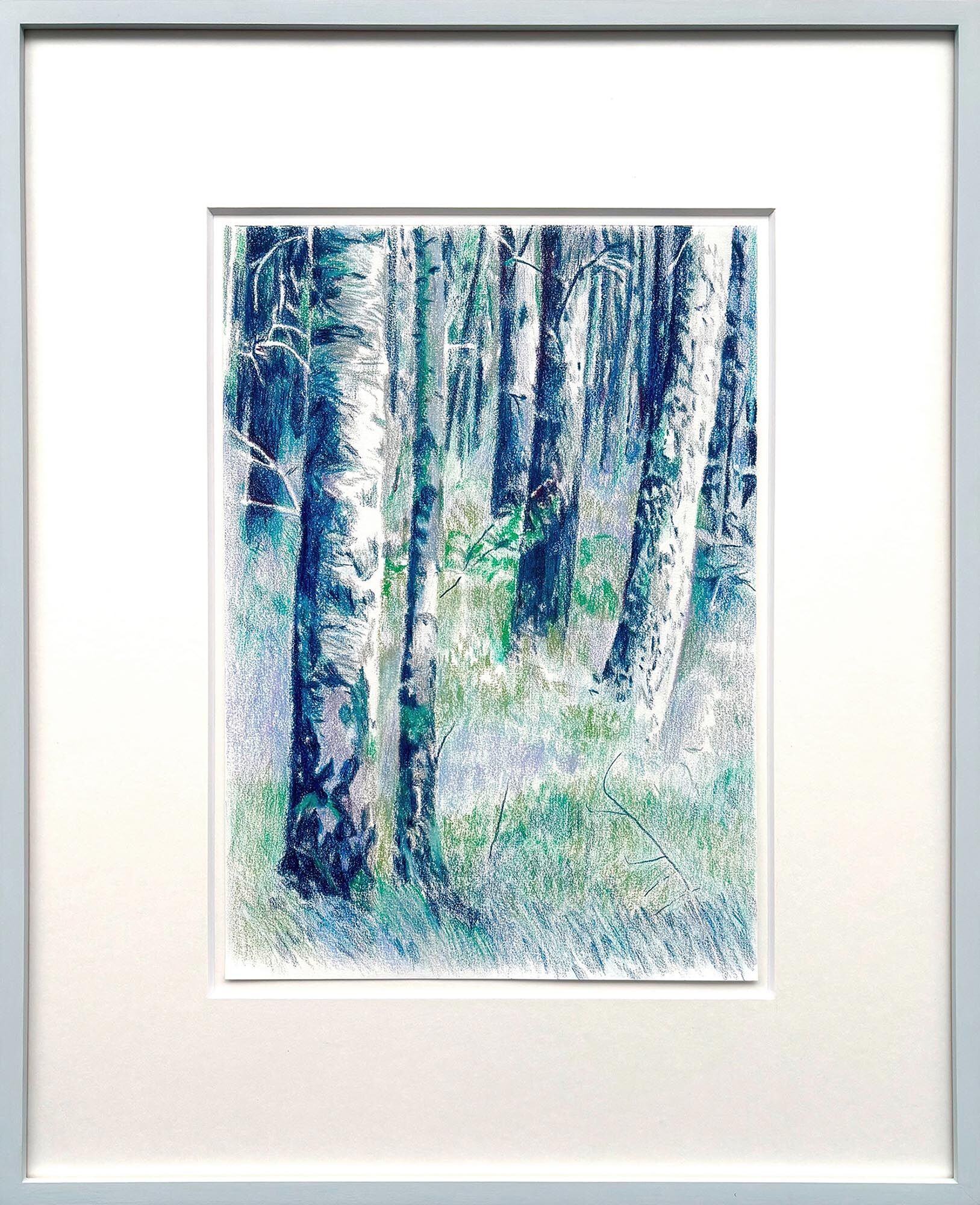 Quadro "Silver Grove 01.26" (2026) (Pezzo unico) di Ulrike Bultmann