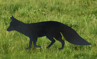 Garden stake / silhouette "Fox"