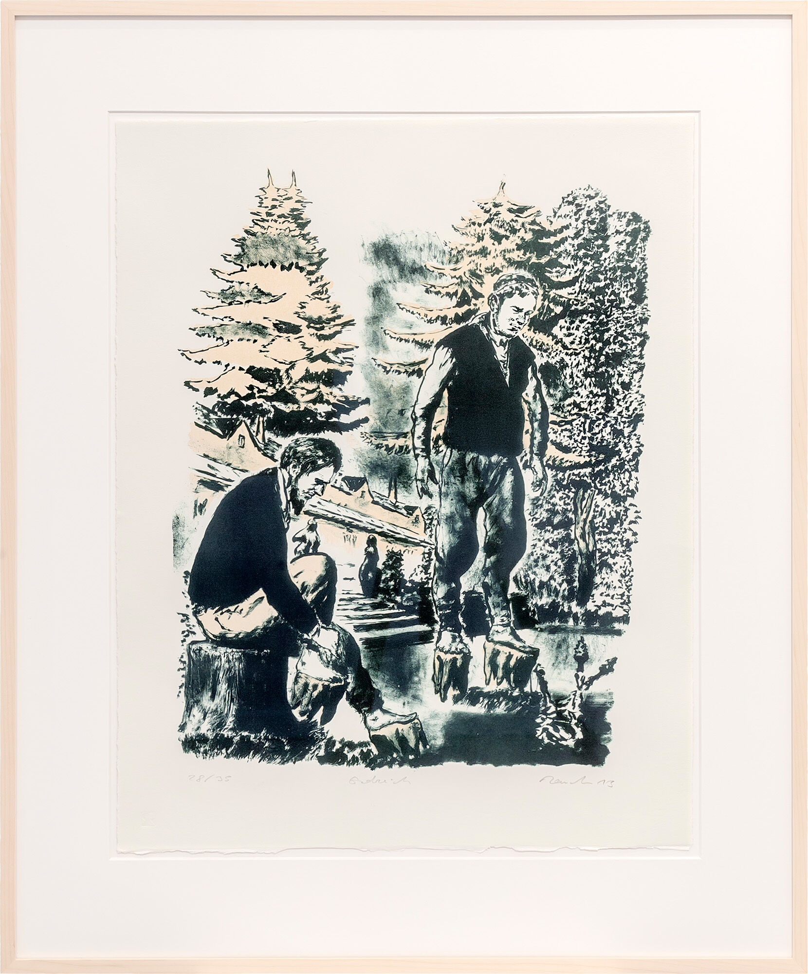 Billede "Soil" (2013) af Neo Rauch