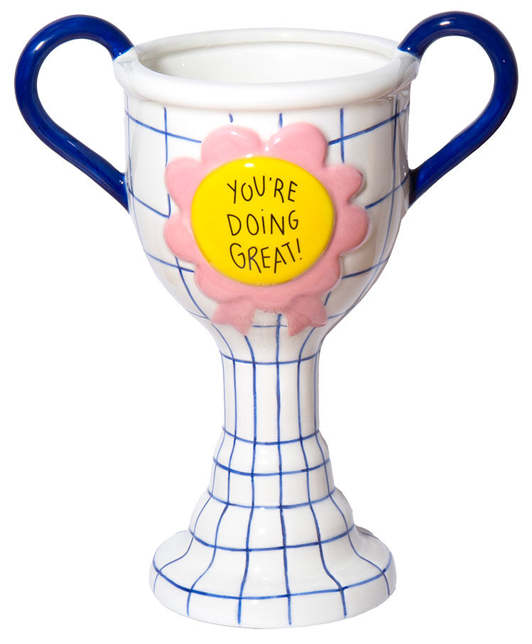 Vase en céramique / objet décoratif « Trophy »
