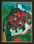 Bild "Burg auf Fehmarn" (1912), Version schwarz-goldfarben gerahmt