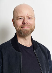 Ritratto dell'artista tedesco contemporaneo Daniel Engelberg.