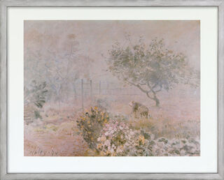 Picture "Fog, Voisins" (1874), framed