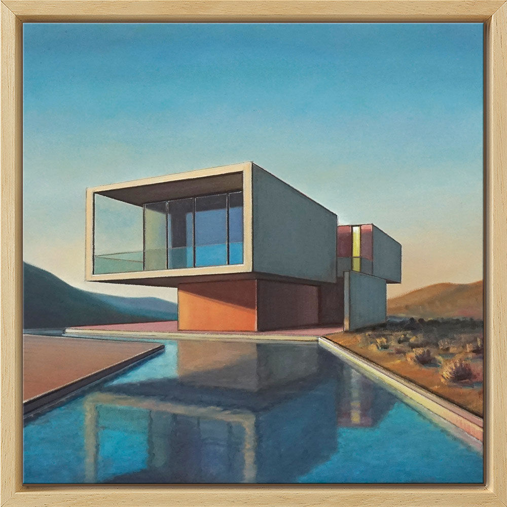 Cuadro "Casa sAlbot XIX" (2024) (Original / Pieza única), enmarcado de Tobias Stutz