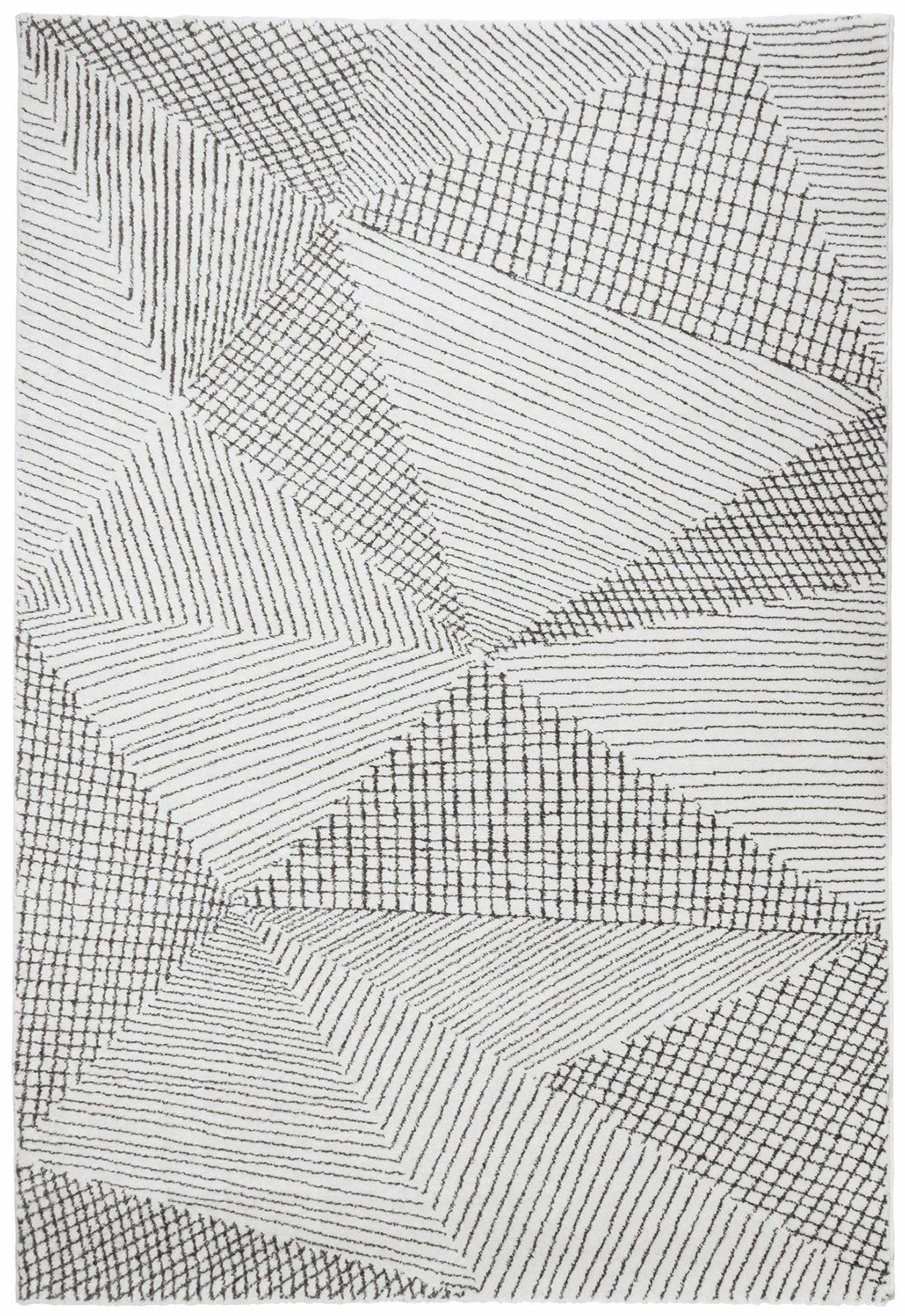 Tæppe "Grafisk kunst" (160 x 230 cm)