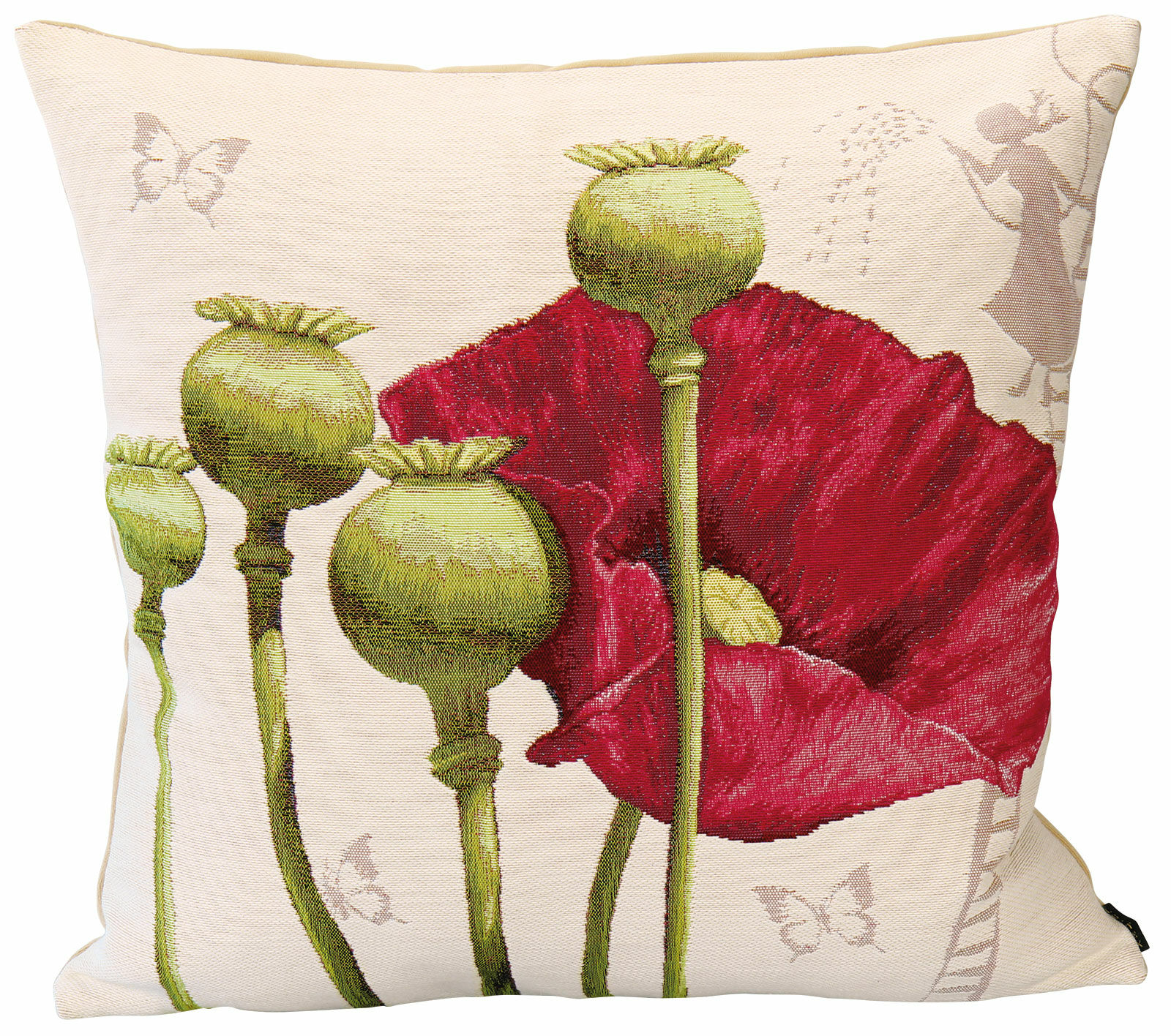 Cushion cover "Poppies I"