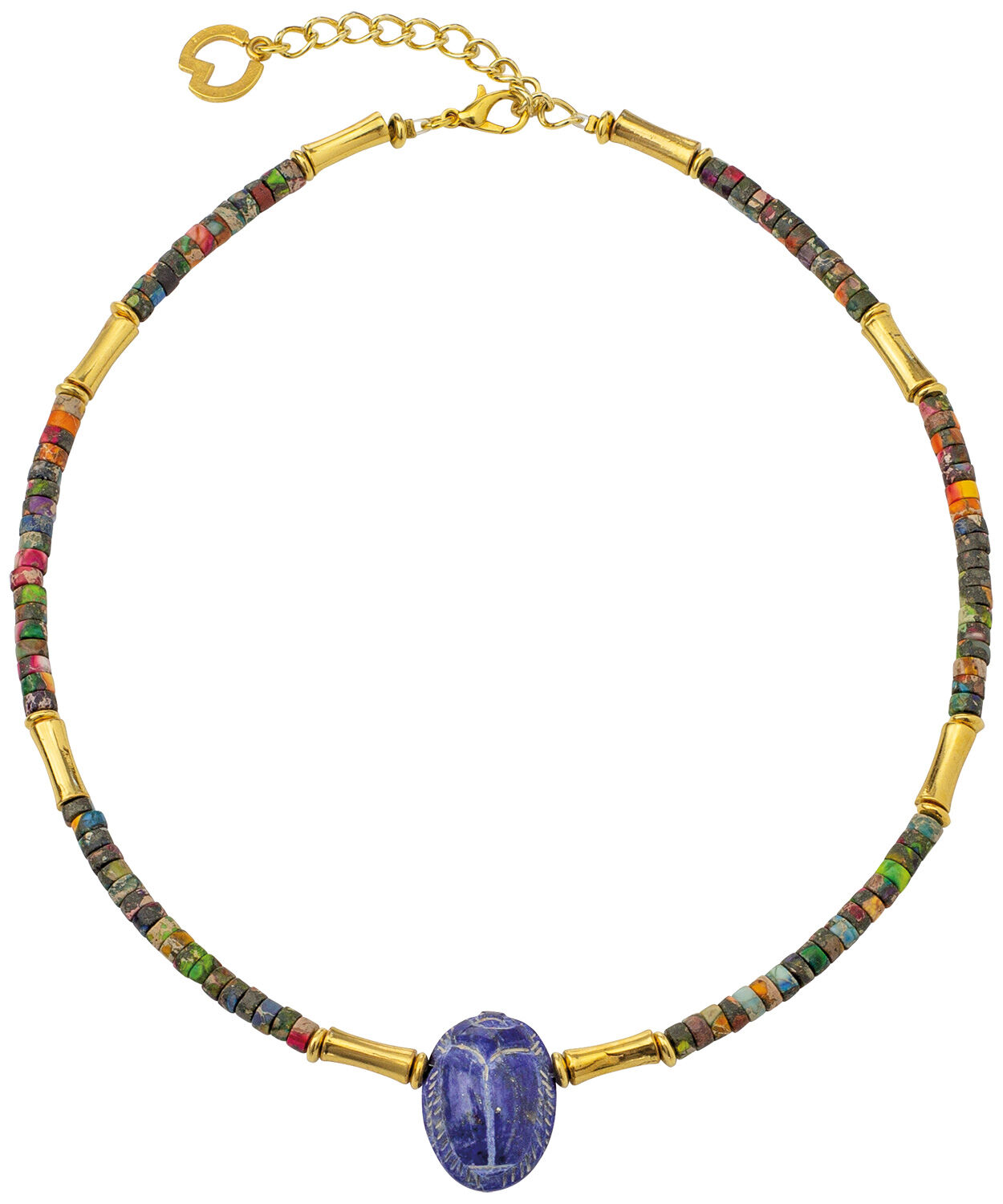 Necklace "Scarabeo Lapis" by Petra Waszak
