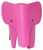 Lampe décorative LED sans fil "ELEPHANT LAMP Pink", dimmable - Design Marc Venot