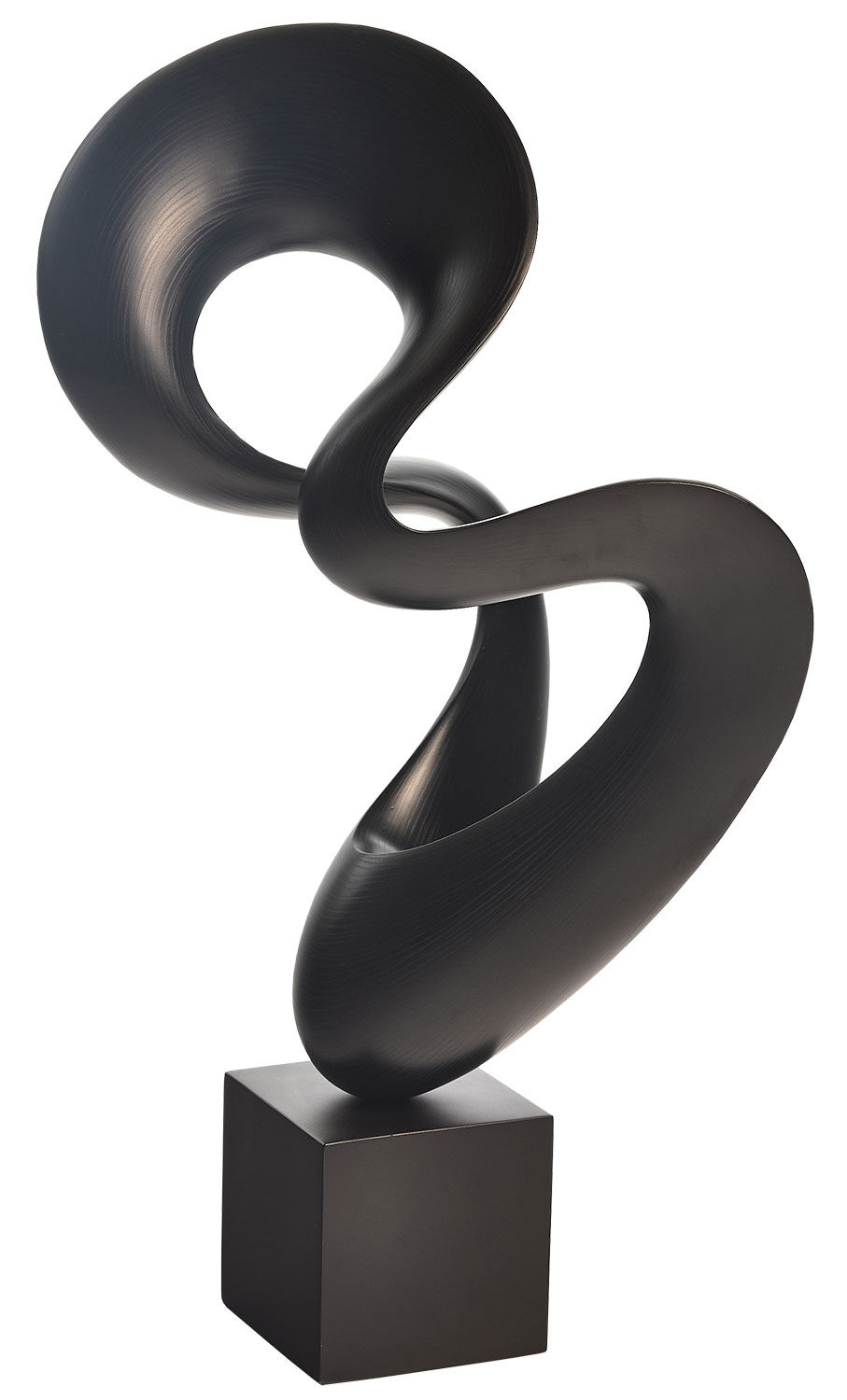 Sculptuur "Solar" (zwarte versie), gegoten