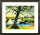 Picture "Morning at the Mill-Race, Leba" (1935), framed by Max Pechstein