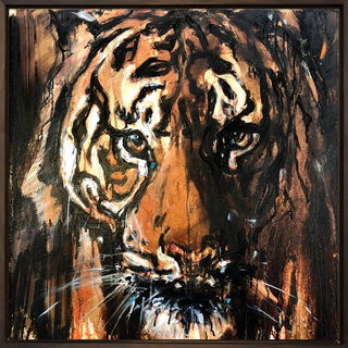 Bild "Tiger_13" (2021) (Unikat)