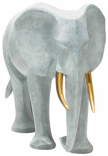 Sculpture "Elephant", version bronze gris von SIME