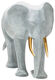 Skulptur "Elefant", Version in Bronze grau von SIME