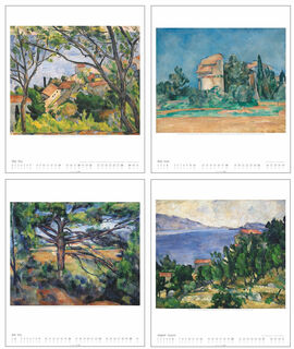 Artist calendar 2023 by Paul Cézanne