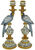 Pair of candlesticks "Saphira", cast