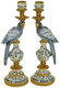 Pair of candlesticks "Saphira", cast