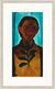 Cuadro "Autorretrato con rama de camelia" (1906/07), enmarcado