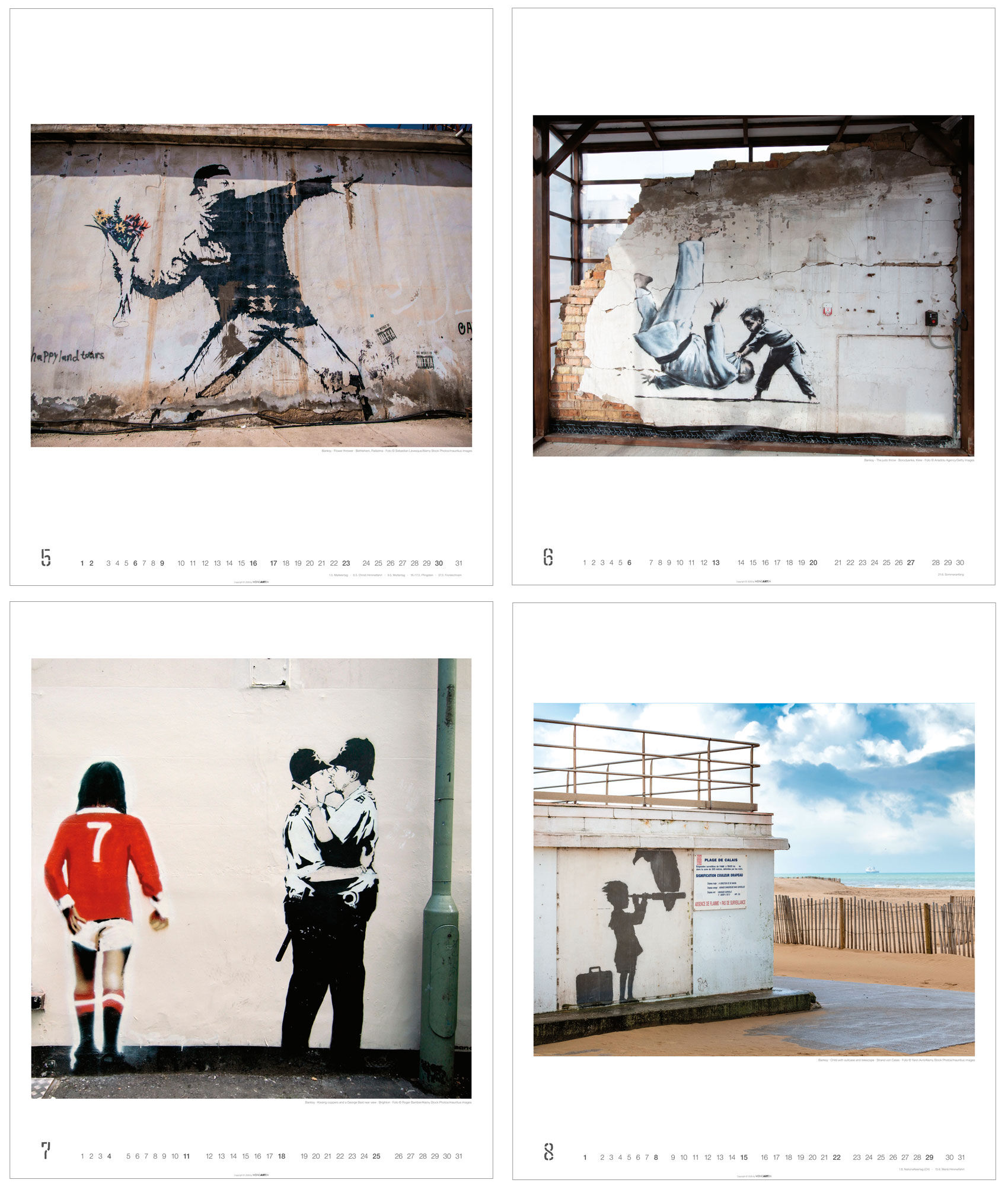 Konstnärskalender 2027 av Banksy
