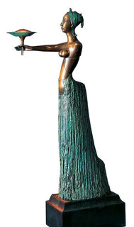 Grande scultura "Daphne", bronzo
