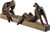 Skulptur "Die Schachspieler", Bronze