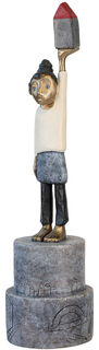Sculpture "Architect" (2020), bronze de Tamara Suhr
