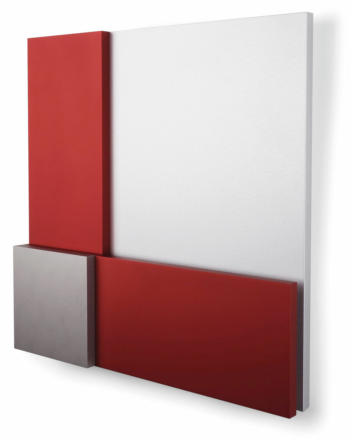 Wall sculpture "TWO RECTANGELES FORM TWO SQUARES" (2019) by Stephan Siebers