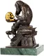 Sculpture "Monkey with Skull" (1892-93), bronze version by Wolfgang Hugo Rheinhold