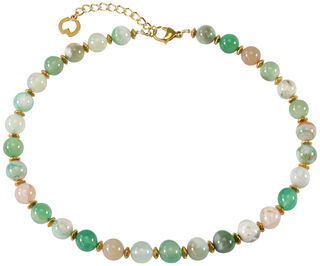 Collier Mi-long Satellite Gandhara Bleu Turquoise - Pendentif Afrique En Bronze émaillé - Occasion