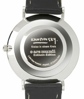 Artist's wristwatch "Kandinsky - Circles in a Circle"