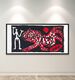 Quadro "Tigre e cacciatore" (1990 circa) di A. R. Penck