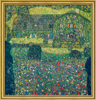 Picture "Country House on Lake Attersee" (1914), framed